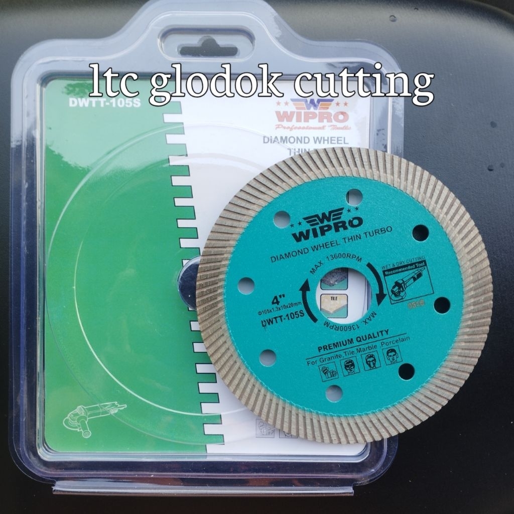 wipro mata pisau potong kramik granit marmer 4 inch/pisau potong kramik asli wipro
