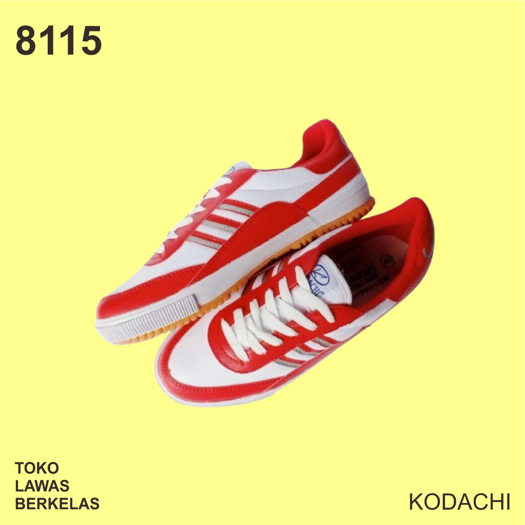 sepatu kodachi 8115 MERAH - Kodachi Shoes 8115 RED - Sepatu Merah Kodachi Retro