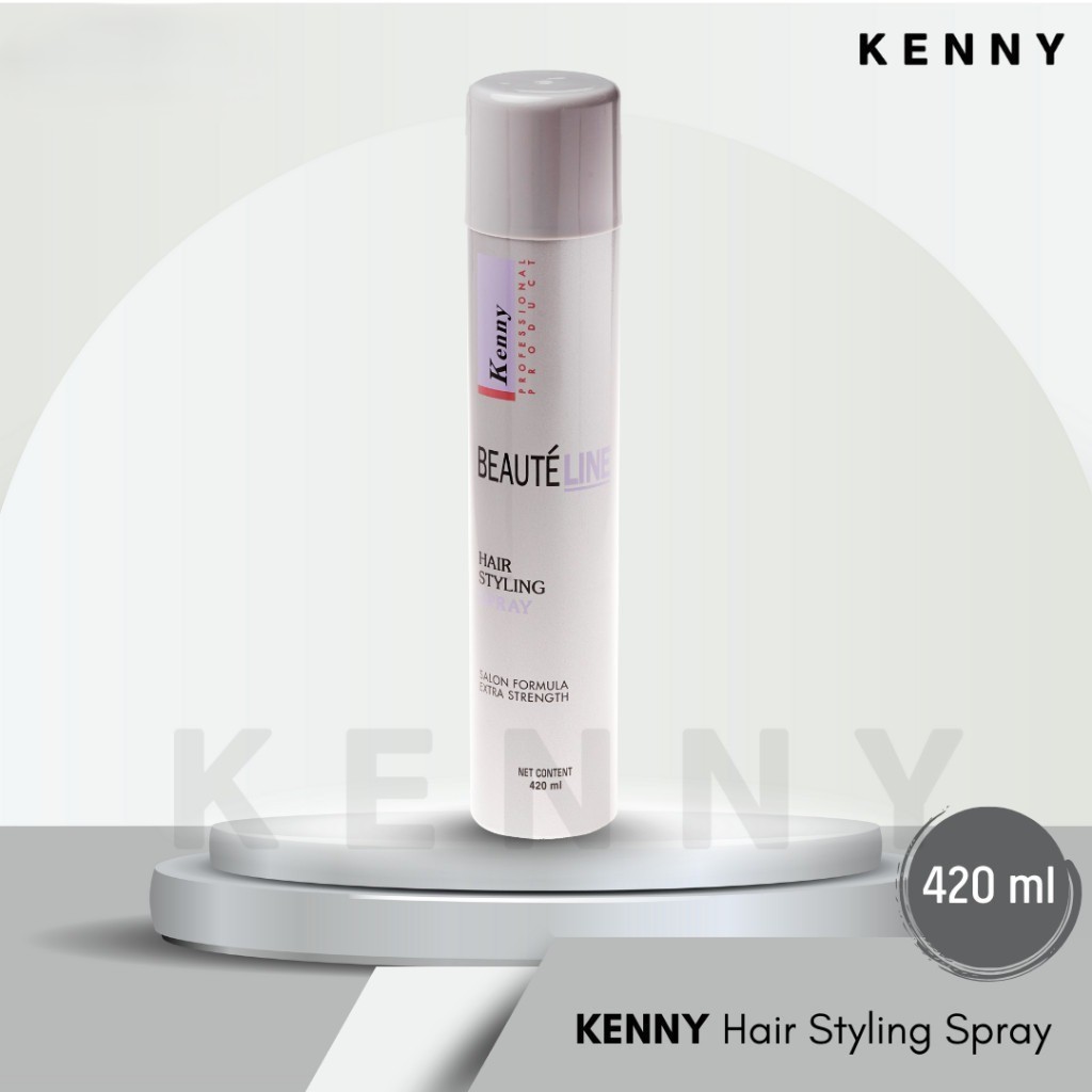 (ORIGINAL) KENNY Extra Strength Hair Styling Spray 450ml – Spray Penata Rambut Tahan Lama & Kuat