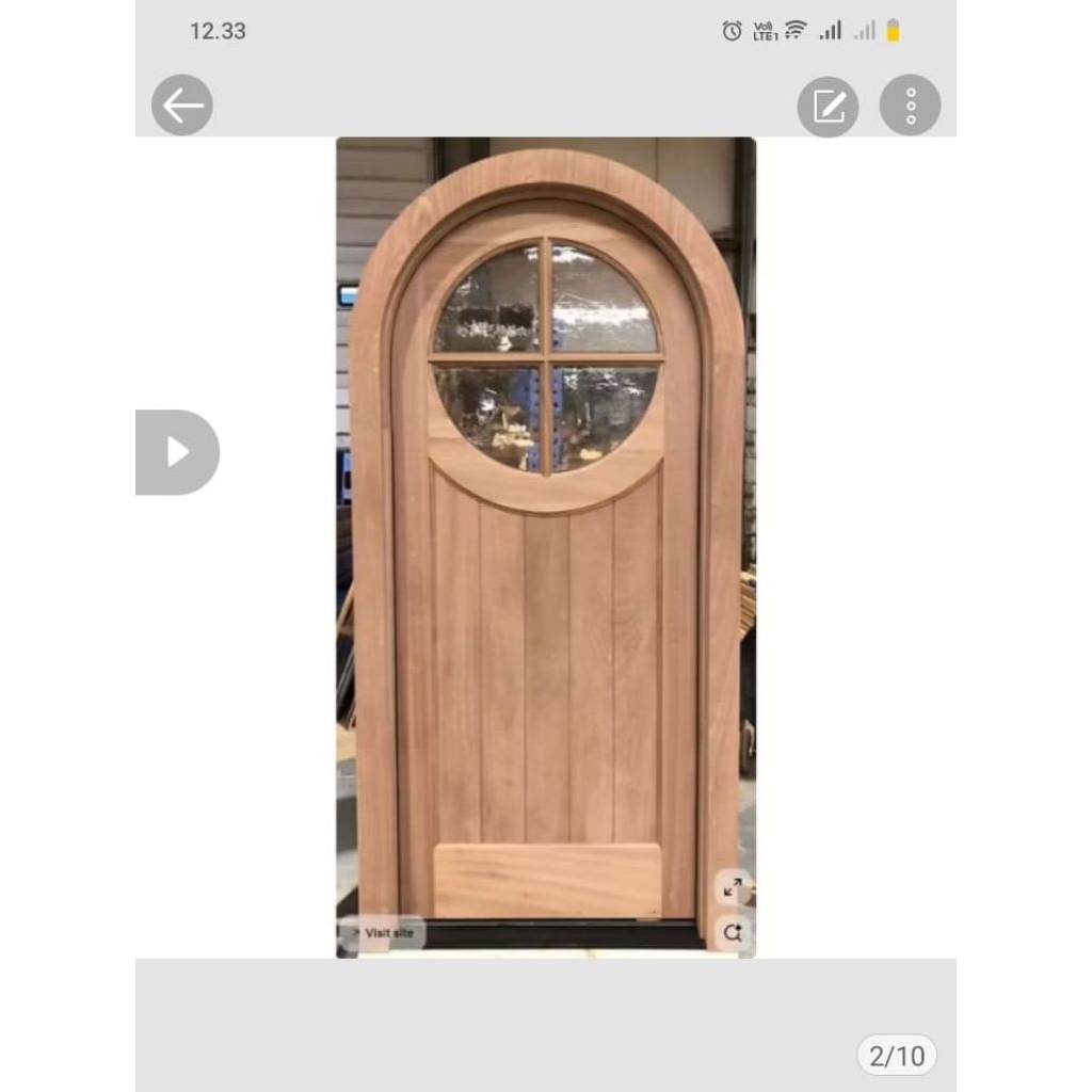 kusen & pintu lengkung bahan kayu kamper dan meranti bisa custom respon cepat