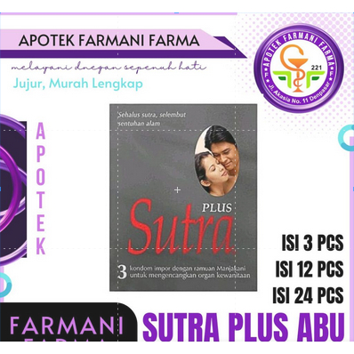 Kondom Sutra Abu-Abu / Kondom Sutra Plus / Kondom Sutra Manjakani