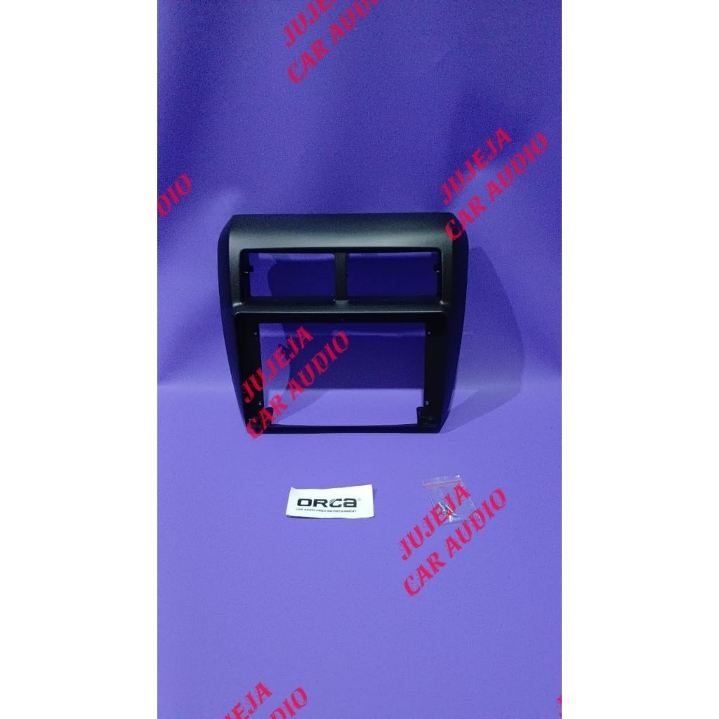 Frame head unit tv mobil android 9 inch mobil agya ayla 2013-2018 warna hitam