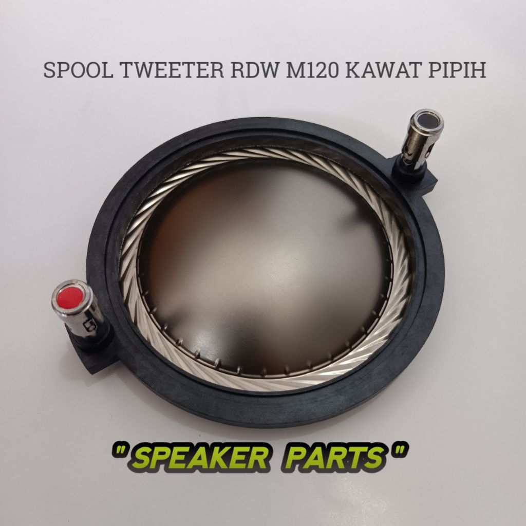 Spool tweeter rdw m120 kawat pipih impor