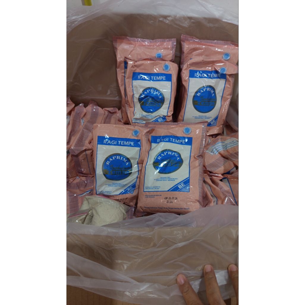 Ragi tempe Raprima repack 50gram murah berkualitas