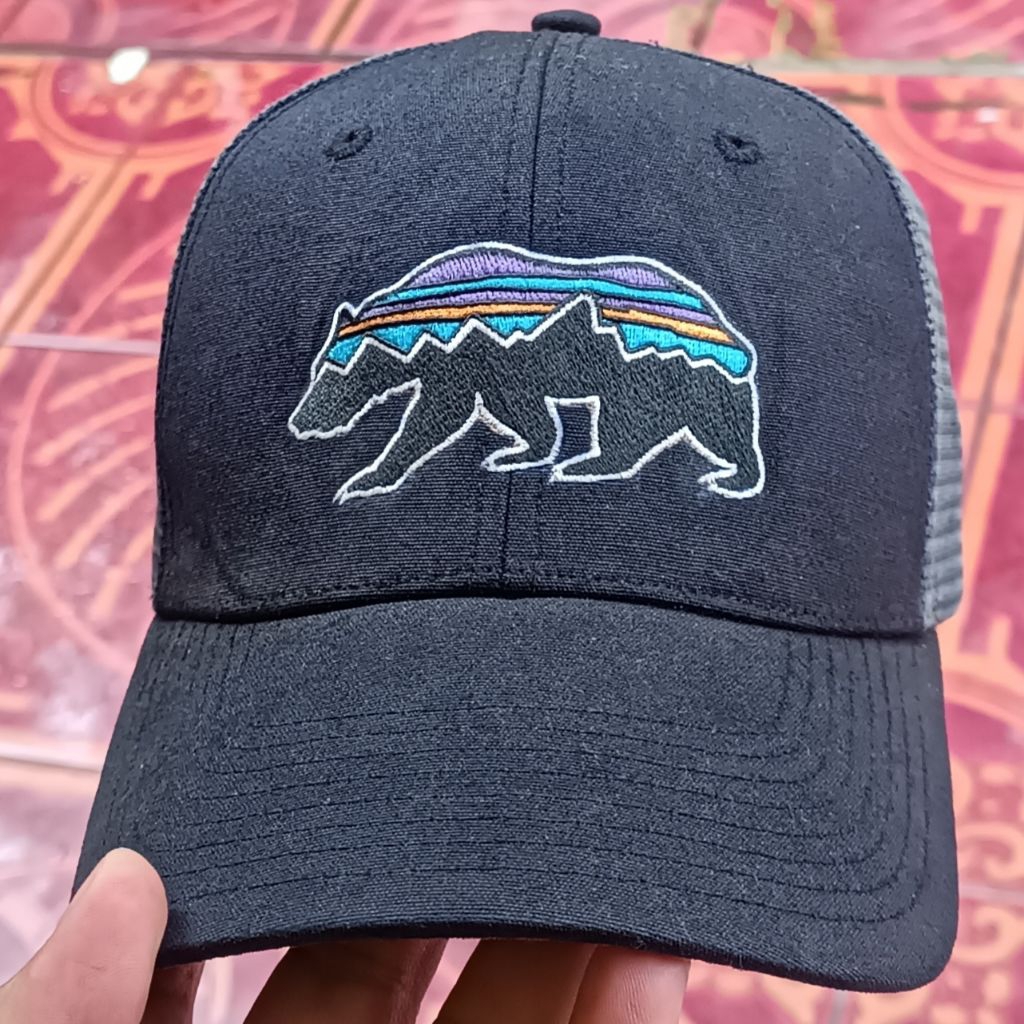 Topi outdor patagonia trucker jaring second original preloved