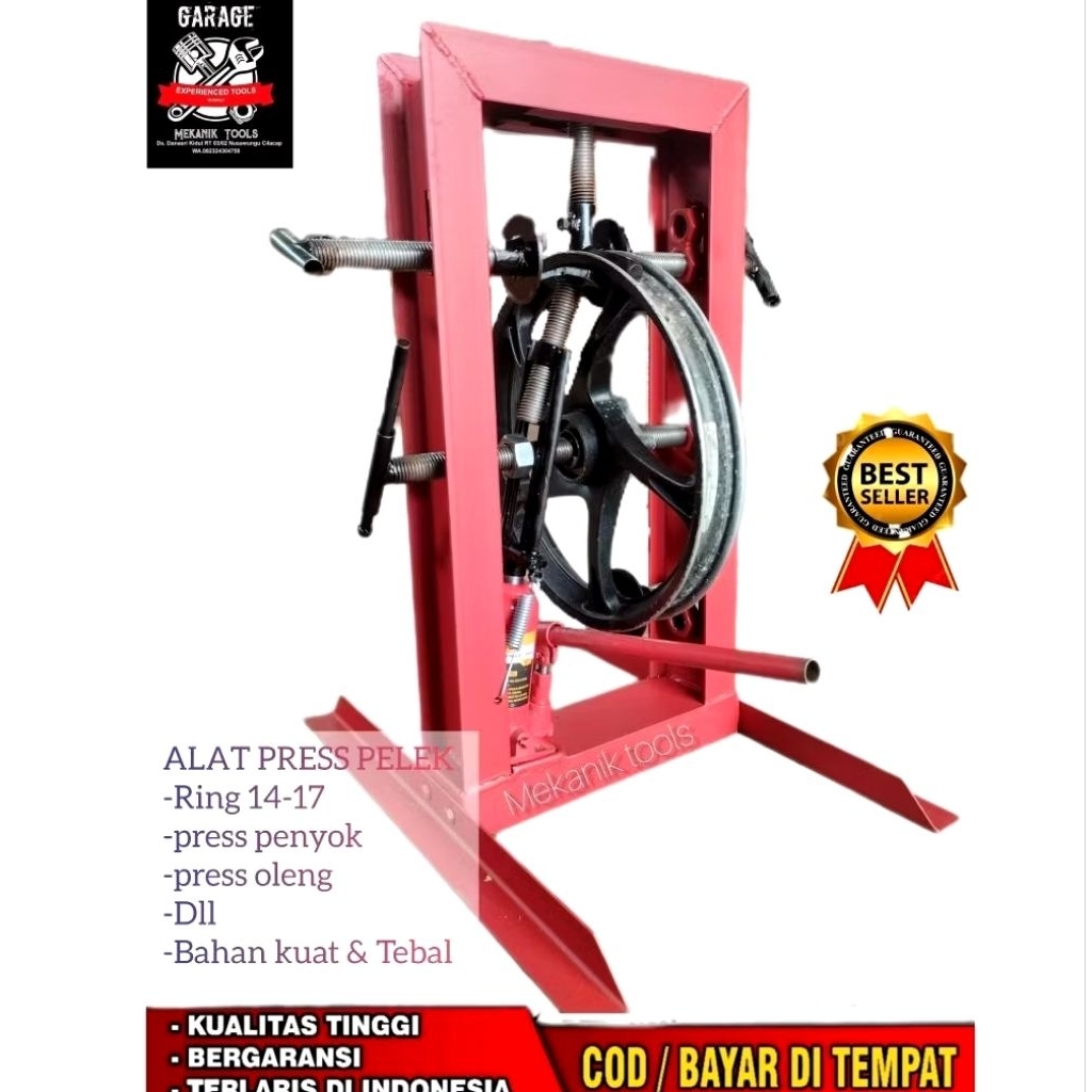 Alat Press Velg Pelek Bintang Pelek Racing Pelek jari jari Velg ring 14 17 Premium
