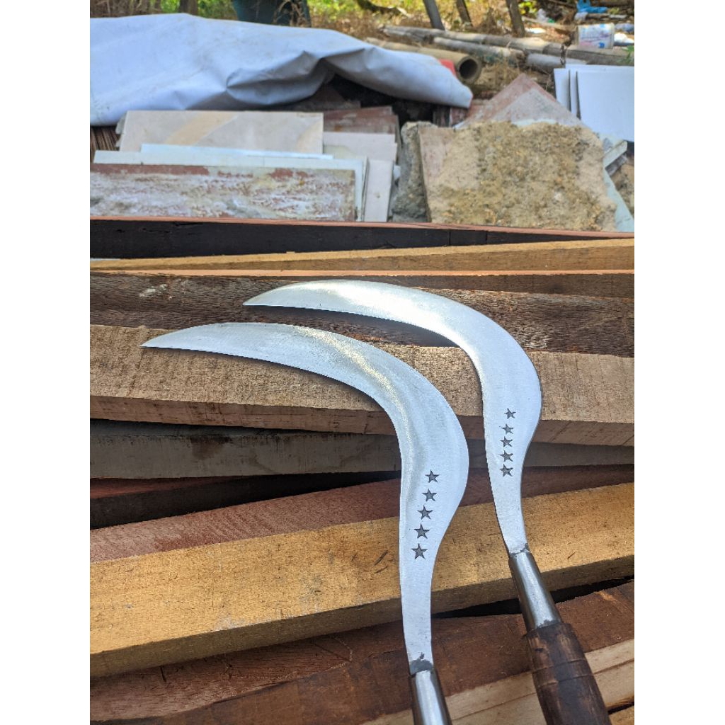 arit rumput sabit padi ori bintang lima bahan baja