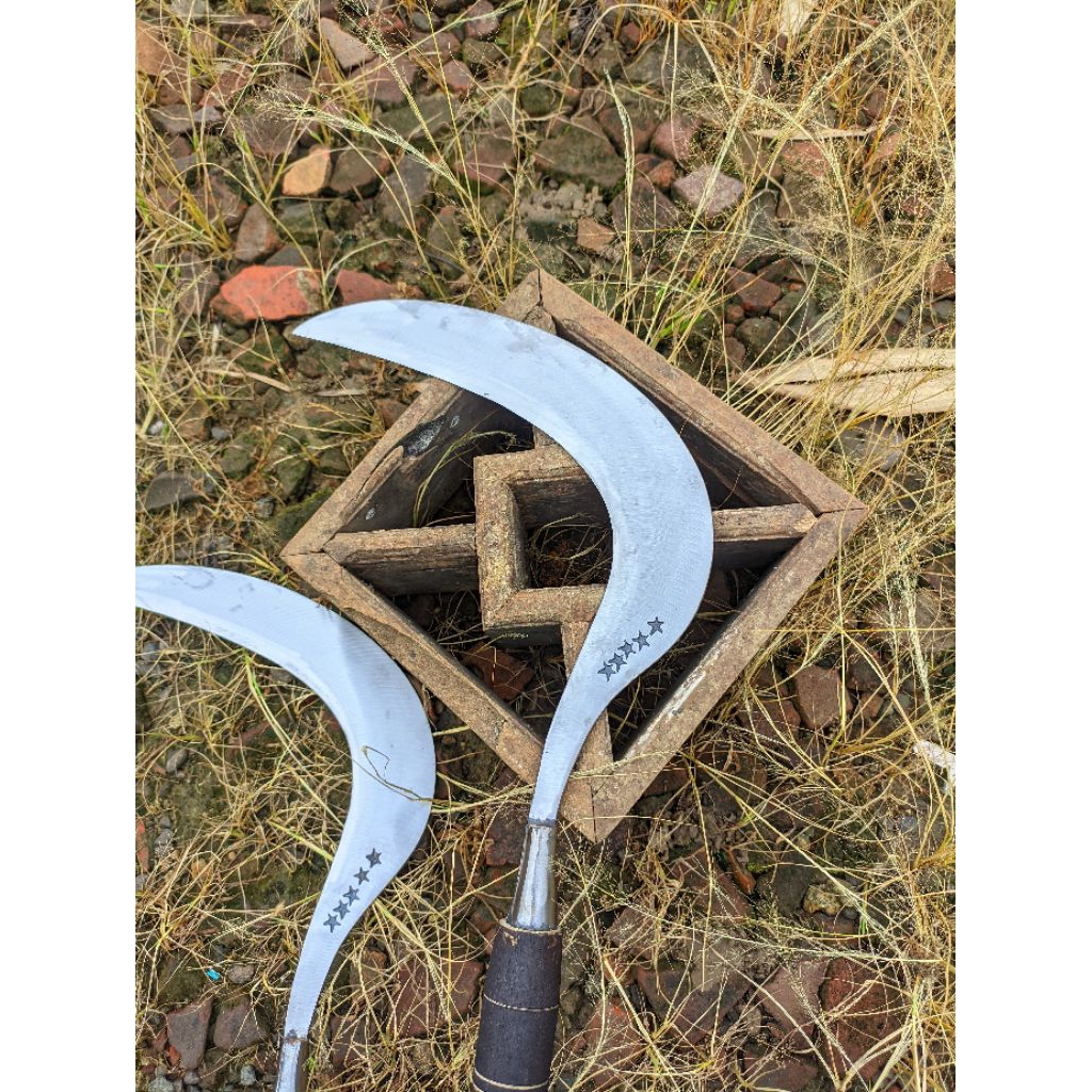 1pcs sabit rumput madura cap bintang lima