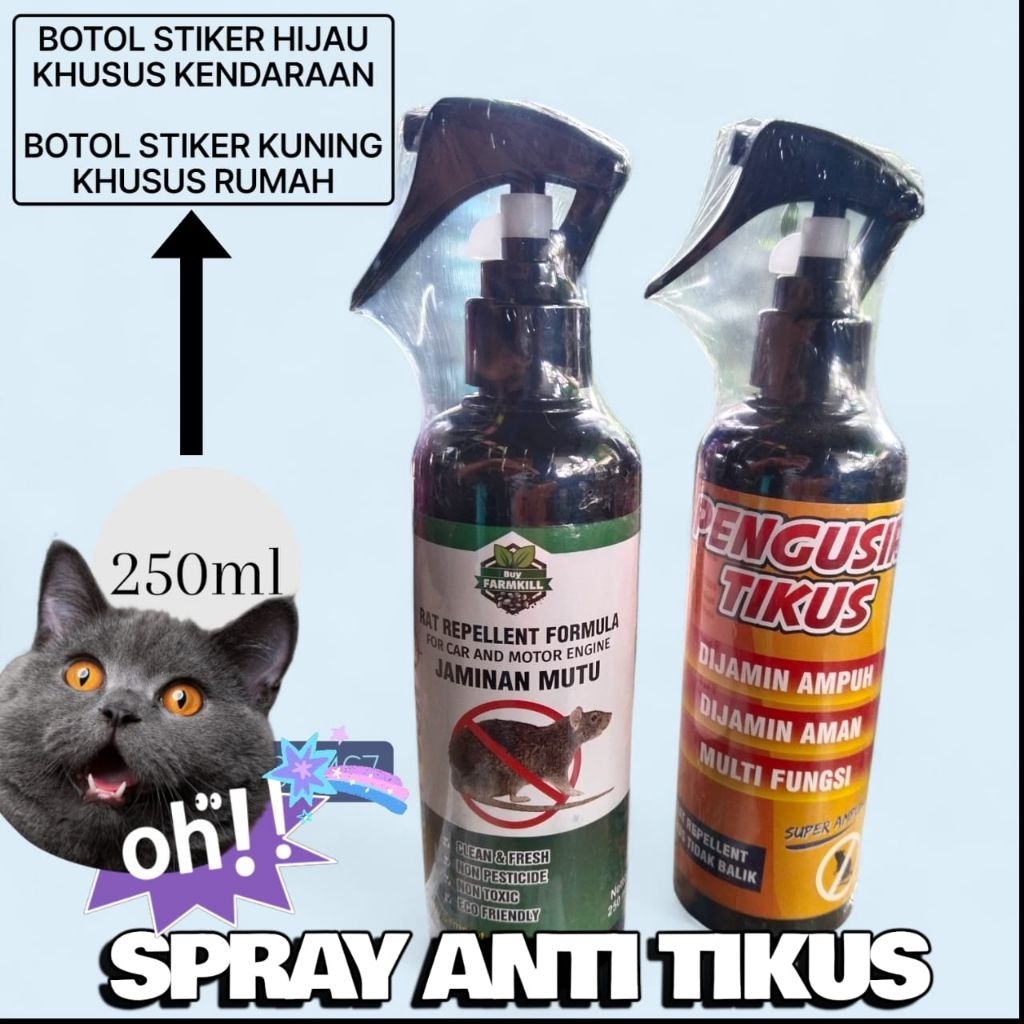 SEMPROTAN ANTI TIKUS / SPRAY TIKUS 250ml