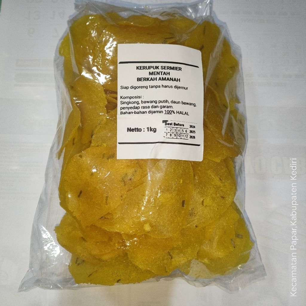 Kerupuk Sermier/Samiler Mentah 1KG