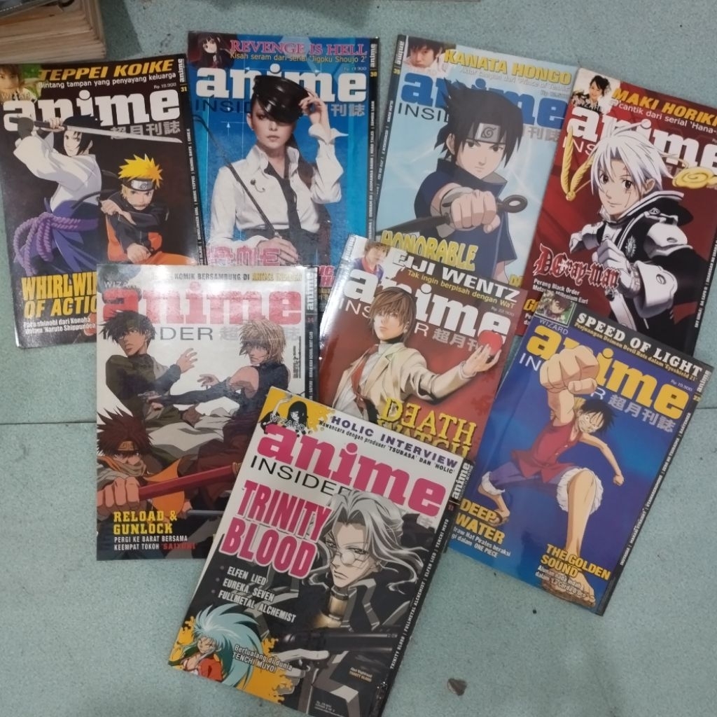 Majalah Anime jadul ANIME INSIDER