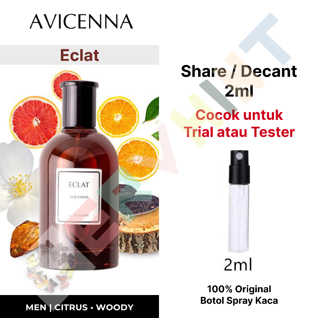 [Decant Parfum] Avicenna - Eclat EDT (Eau de Toilette) | Citrus Amber | Pria