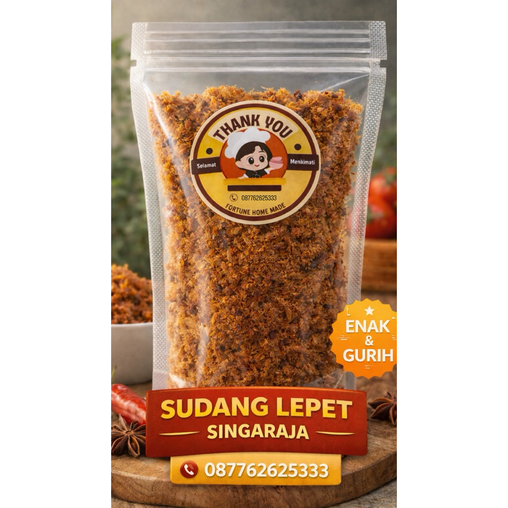 Abon ikan sudang lepet asli singaraja