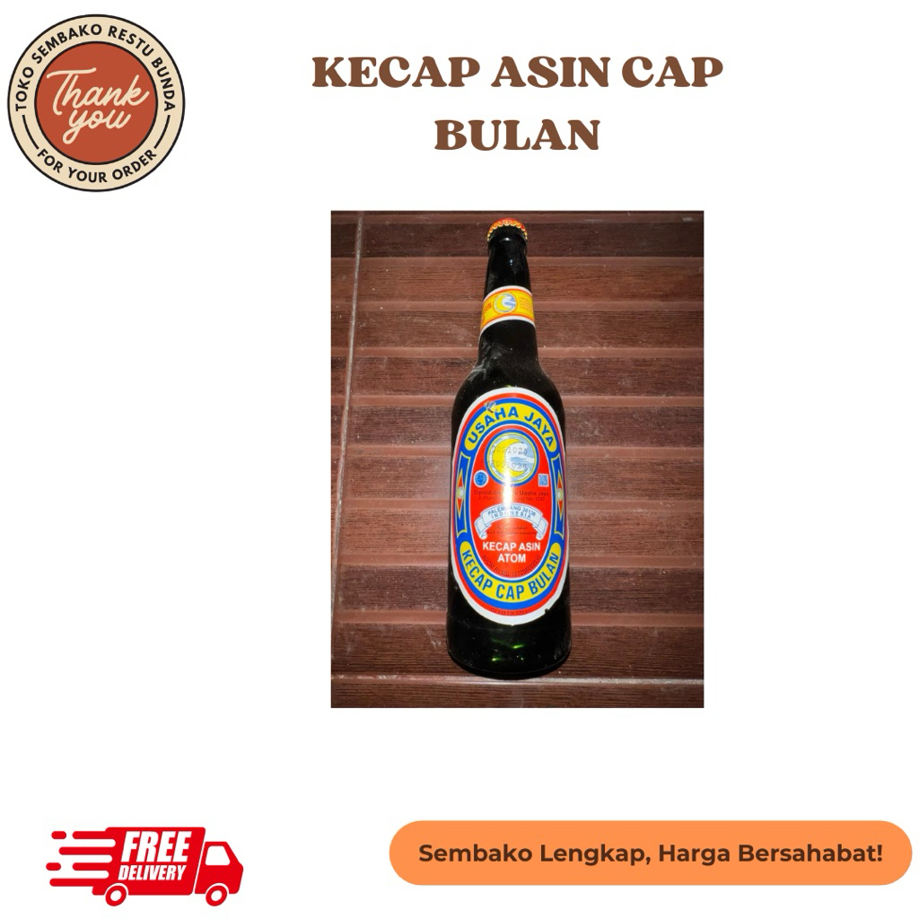 KECAP ASIN CAP BULAN BOTOL 620ml