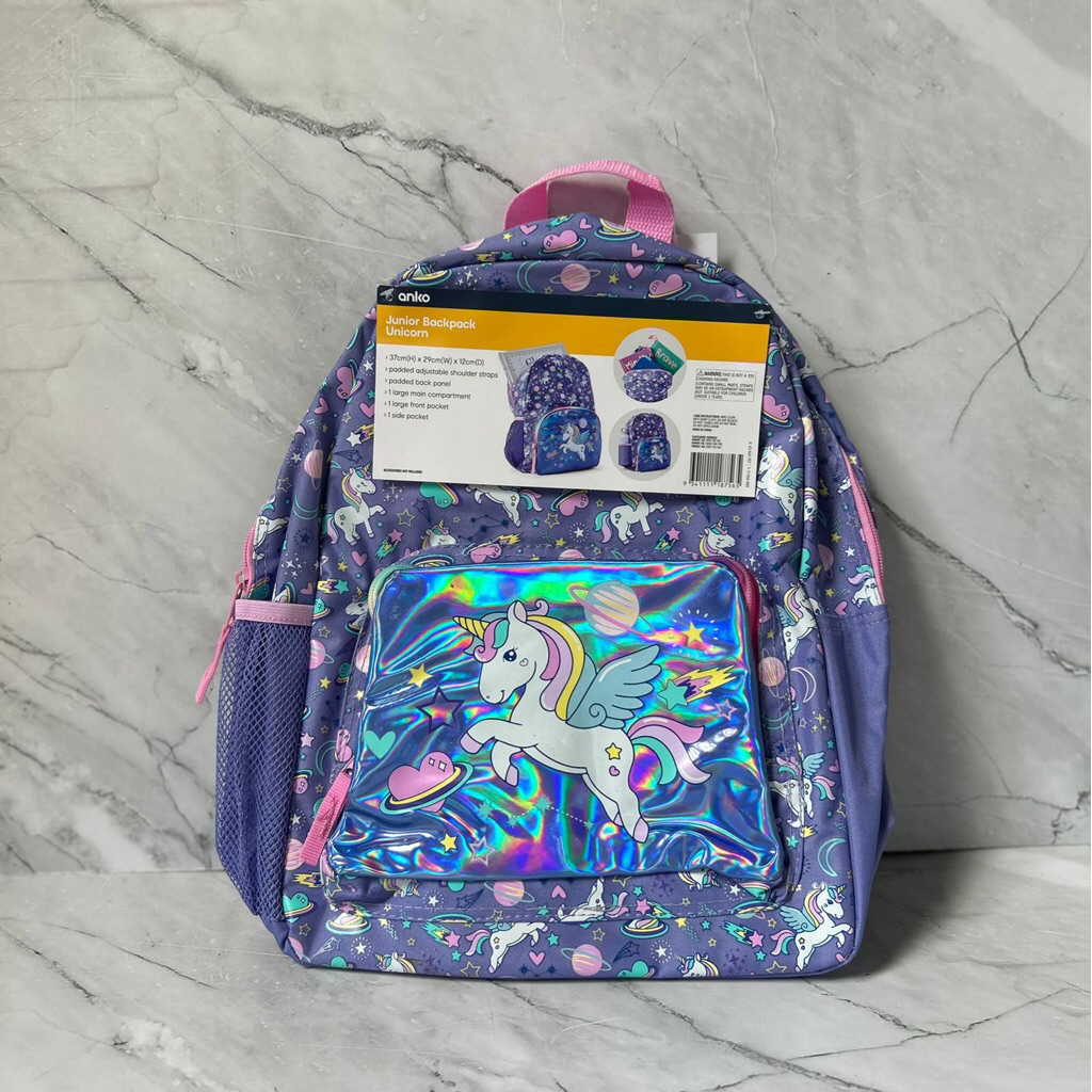 Anko Junior Backpack Unicorn