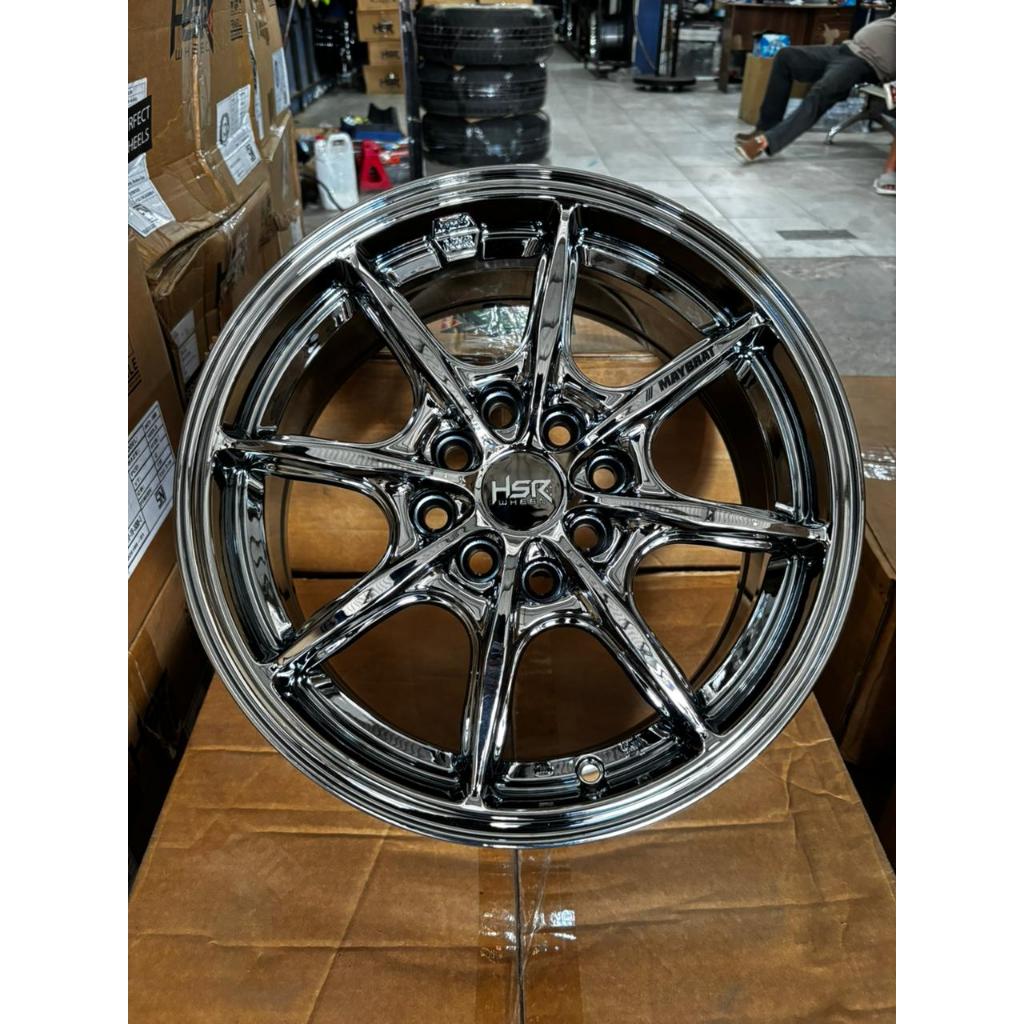 VELG HSR RING 17 TYPE TERBARU MAYBRAT BLACK CHROME