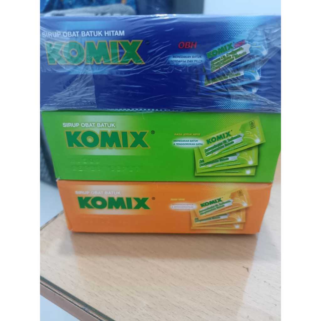KOMIX OBAT BATUK RASA JAHE/OBH/JERUK NIPIS 1 BOX