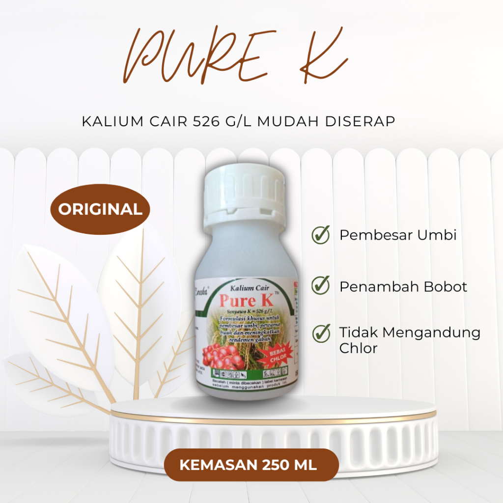 Pupuk Kalium Cair Pure K 250 ml