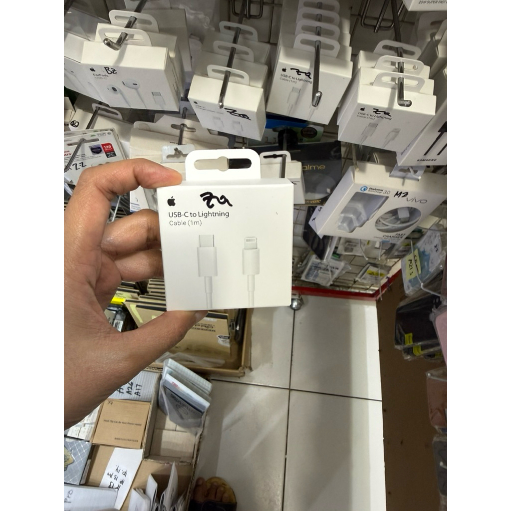 KABEL ORI IPHONE C TO LIGHTNING ORIGINAL IBOX