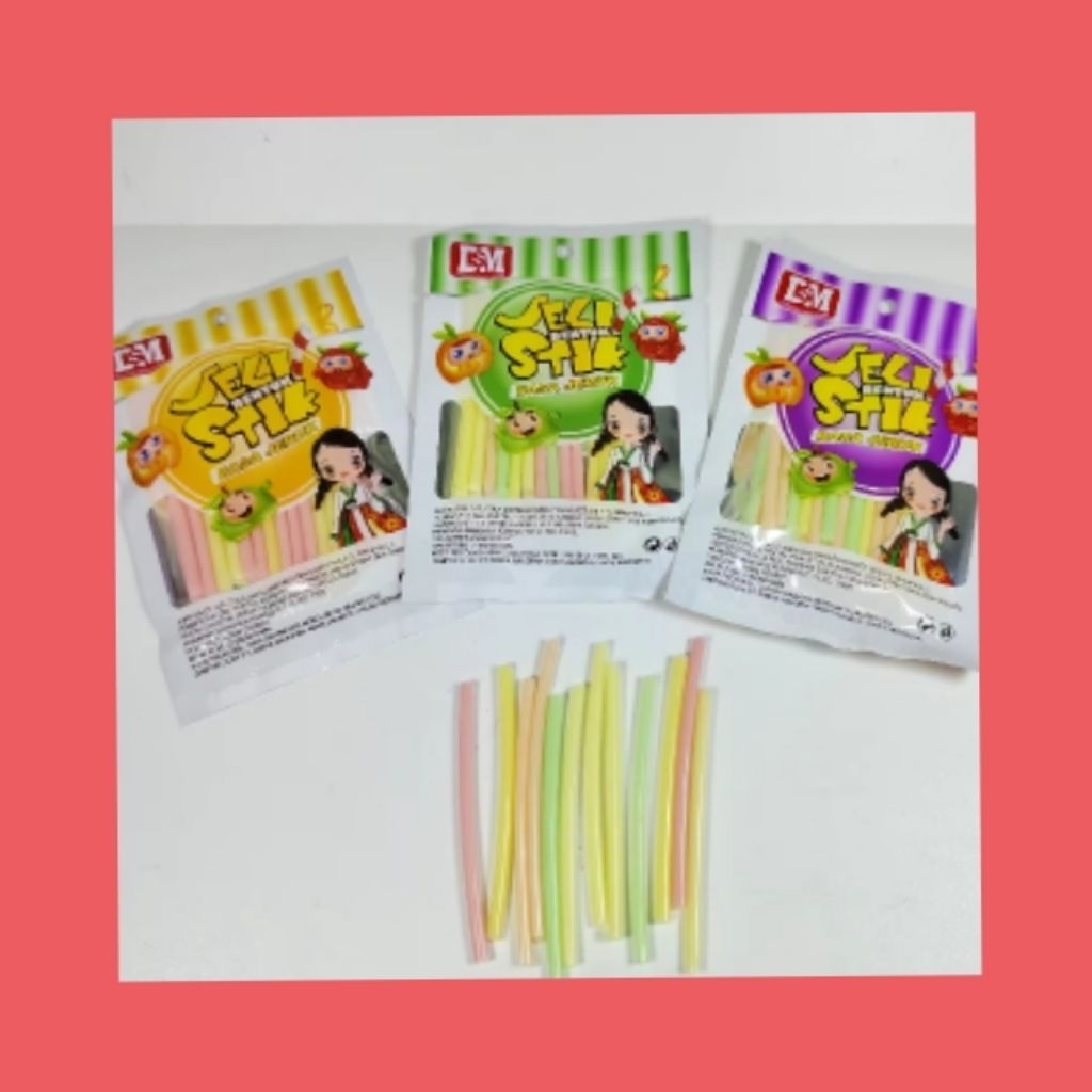 10pcs permen jelly stik