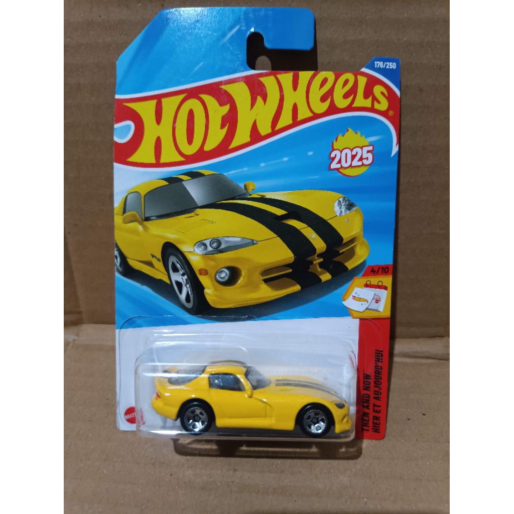 hotwheels dodge viper gts kuning