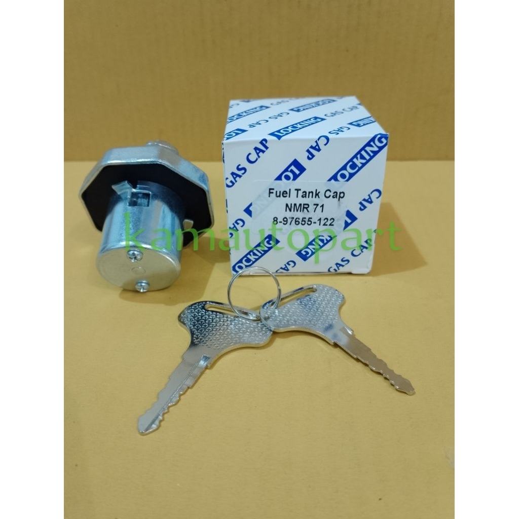 tutup tangki / fuel tank cap / tutup tangki solar / Isuzu NMR71 / nmr81 / ELF NLR55