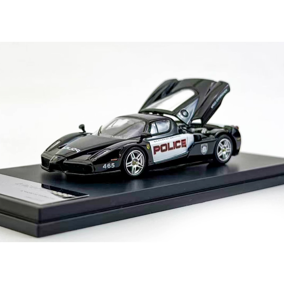 KING MODEL ENZO FERRARI NEED FOR SPEED VERSION POLICE UNSEALED  KM-002-GTSHOW BLACK