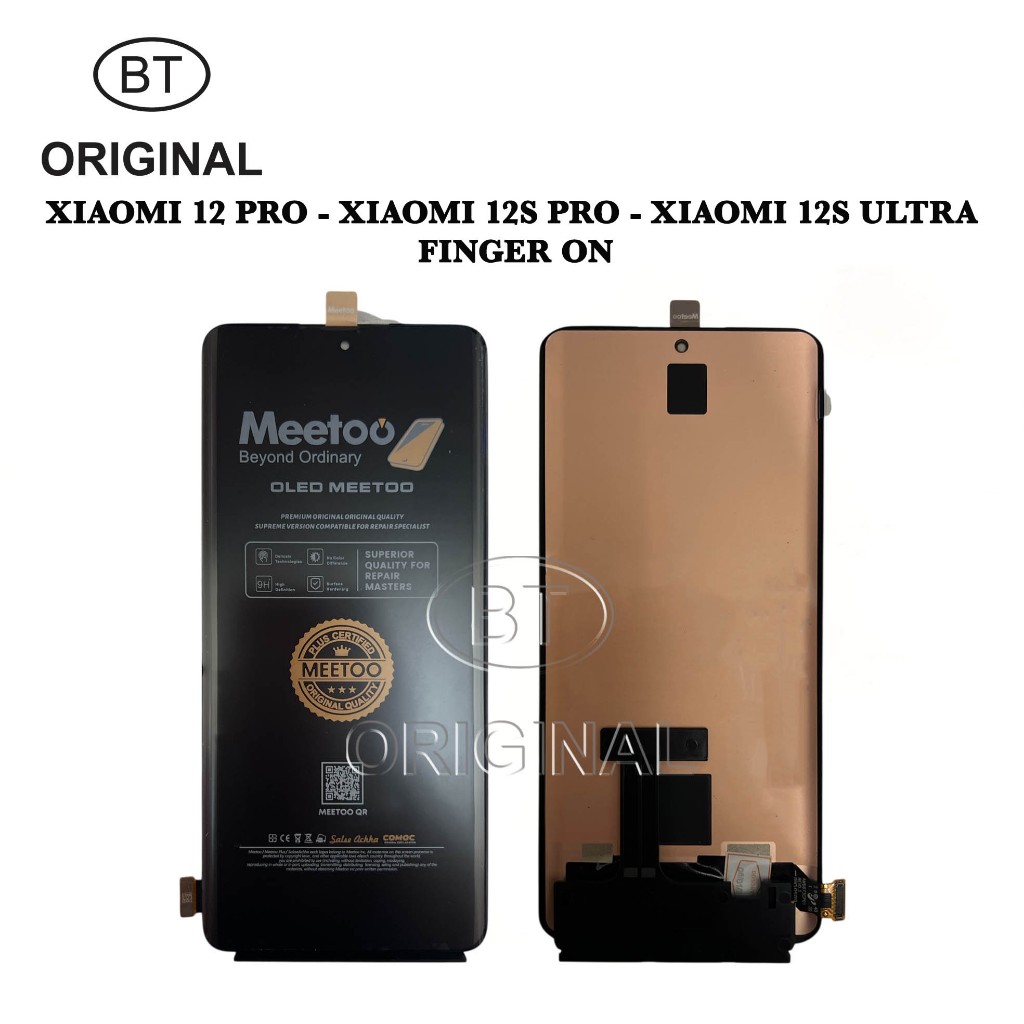 LCD FOR XIAOMI 12 PRO - XIAOMI 12S PRO - XIAOMI 12S ULTRA - FINGERPRINT ON - MEETOO OLED
