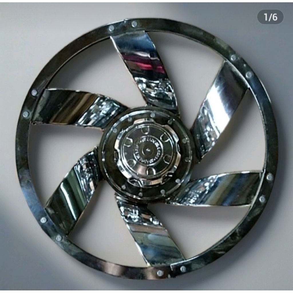 Weldop/Dop Roda Truk/Bus Medium Ring 16 Belakang Model TORNADO (2pcs)