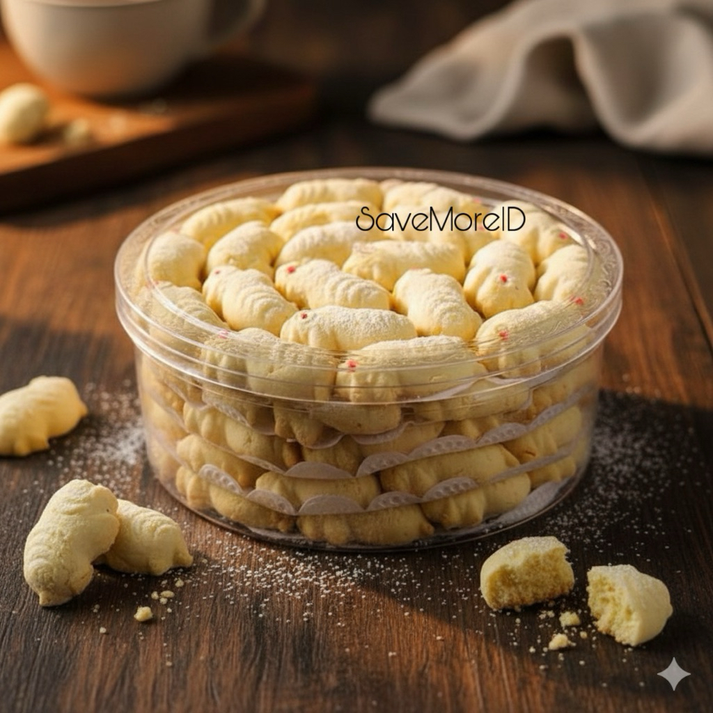 Kue Bangkit Pemium Santan Asli - Kue Rintak - Kue Imlek - Kue Kering Tradisional