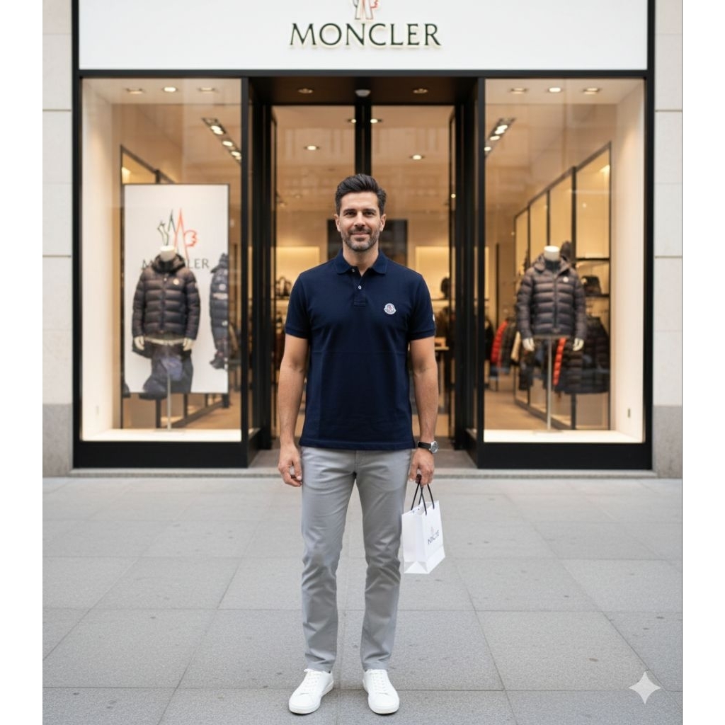 Polo Shirt Pria Moncler