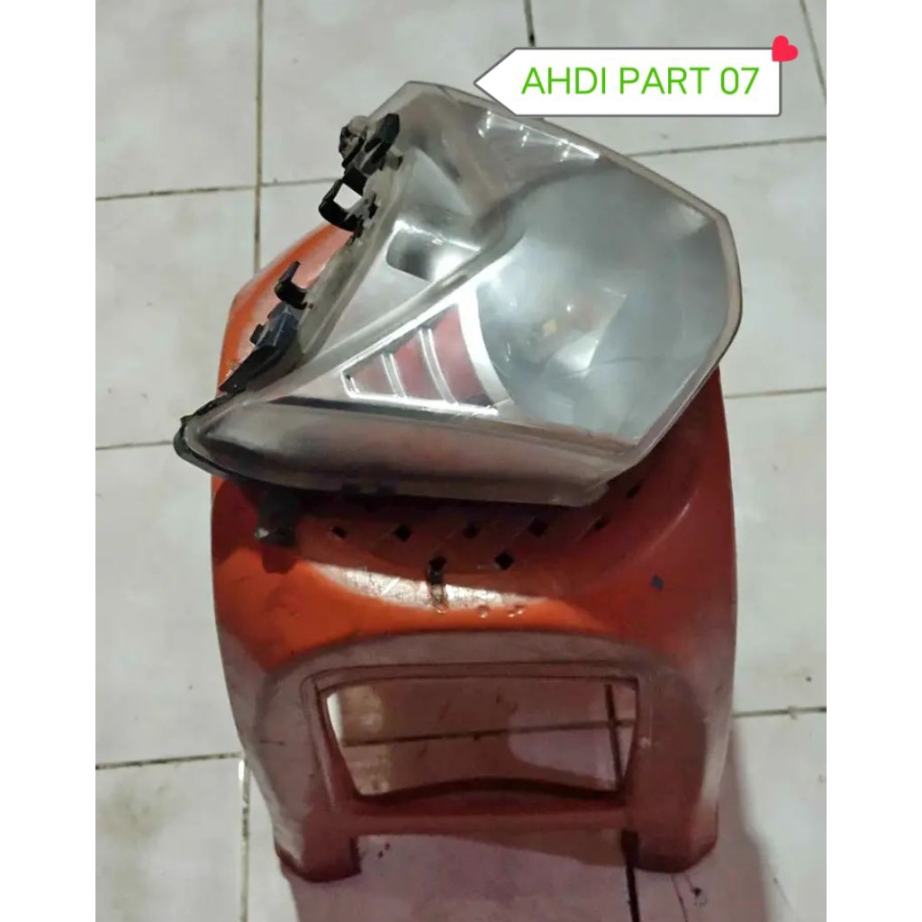 reflektor lampu depan honda beat fi 2012-2016 original copotan