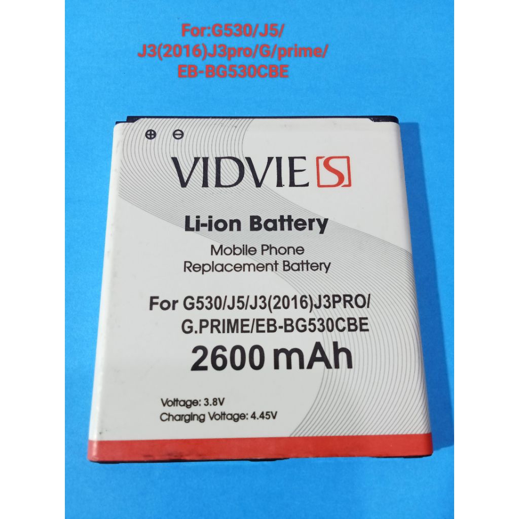 Batre Samsung For:G530/J5/J3/2016/J3PRO second original copotan
