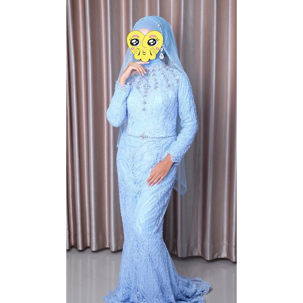 PL Gaun Slim Ice Blue