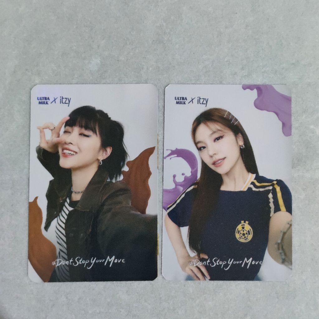 Photocard official ITZY Ultramilk