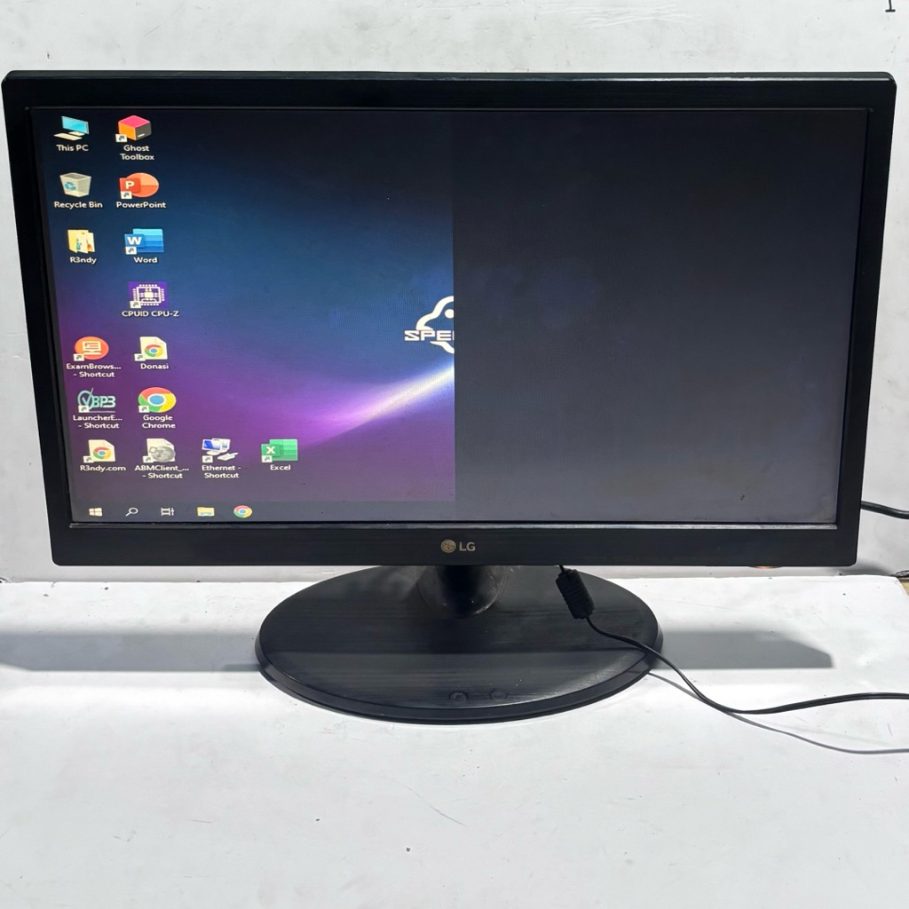 monitor led 20 inchi LG 20M39H-B wide screen vga hdmi support