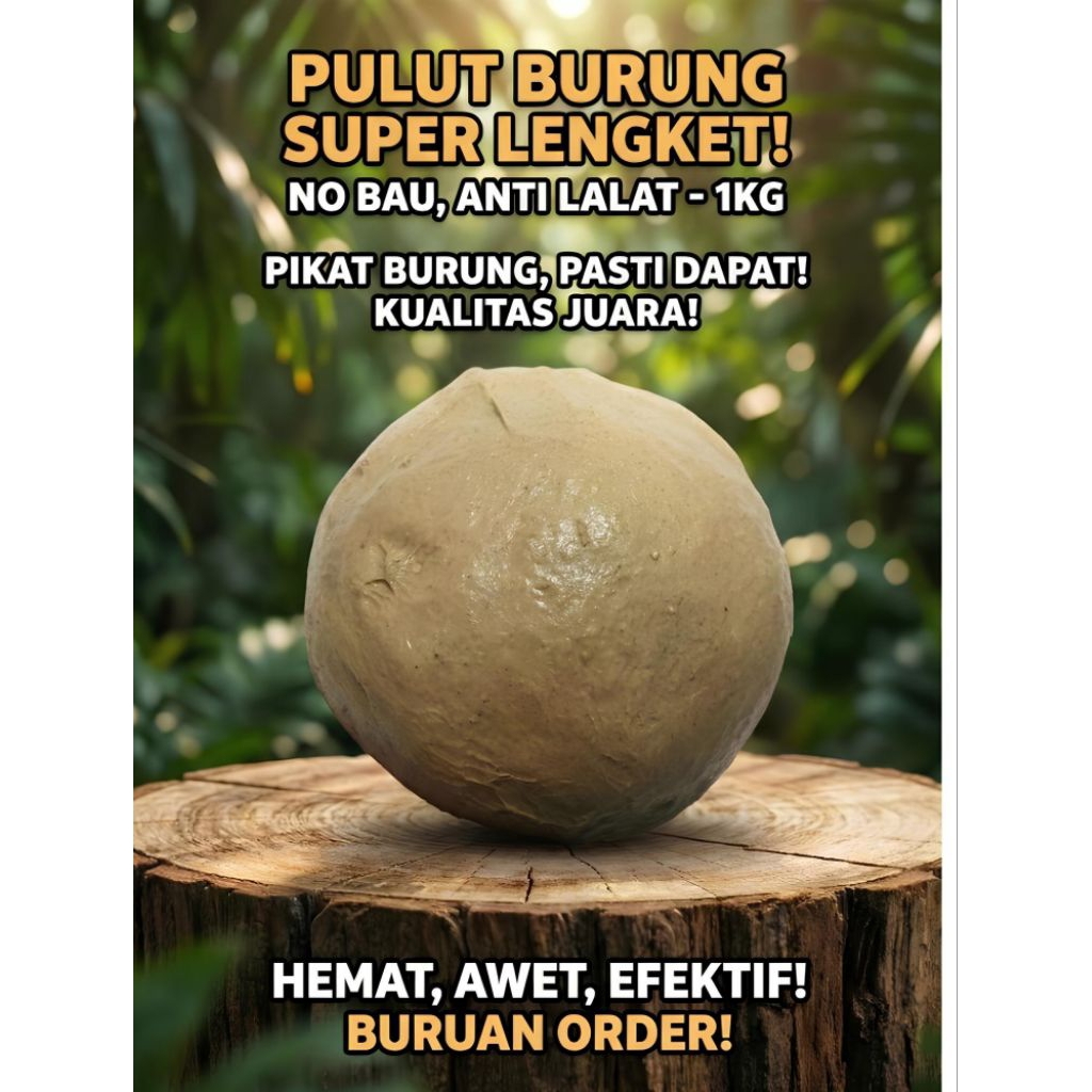 Pulut Lem Burung Super Lengket Dan Rekat 1kg