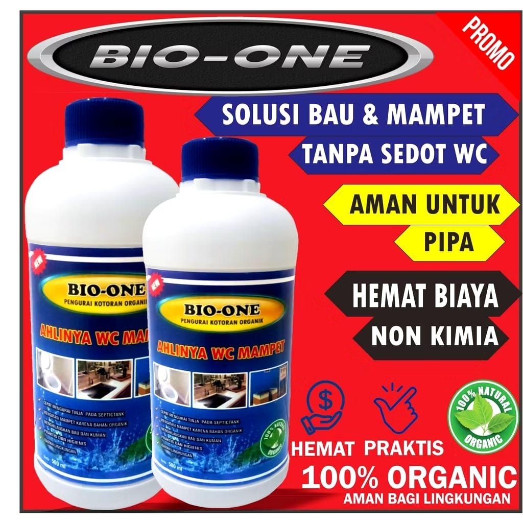 BIO ONE PENGURAS WC Obat Septic Tank Anti Sumbat Mampet Kuras Kamar Mandi