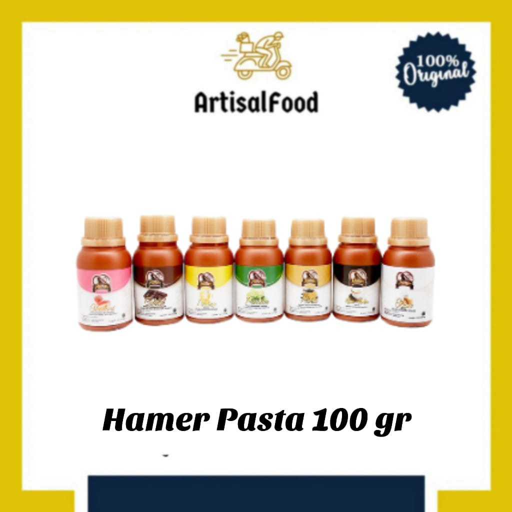 HAMER PASTA VANILA 100gr ORI perisa kue essence esen makanan minuman es