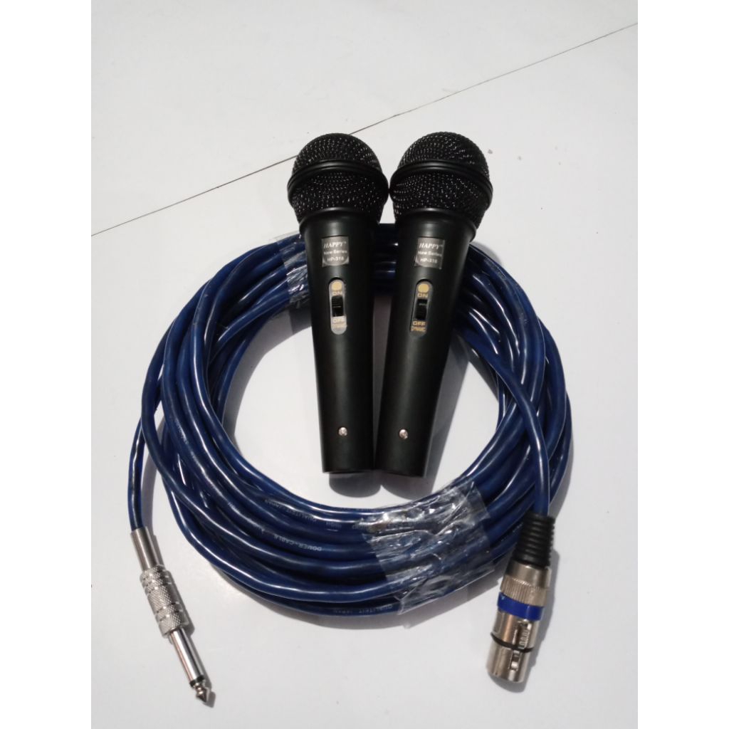 Mik kabel Mikrofon dynamic ples kabel pnjang 10mtr
