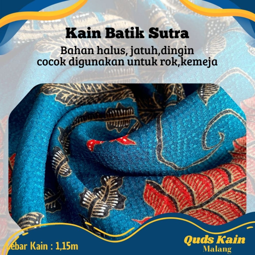 Kain Batik Silk | Kain Batik Sutra Motif 34