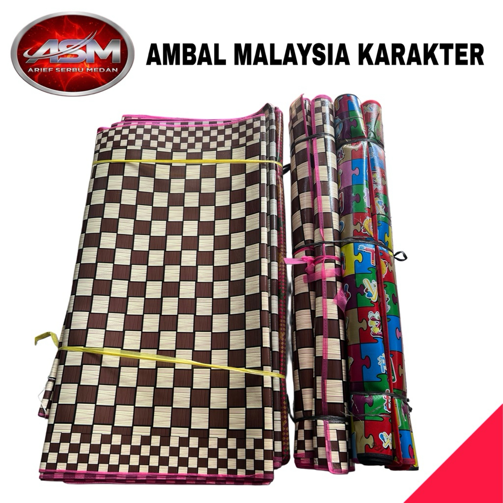 Ambal malaysia karpet tikar karakter terbaru tilam busa