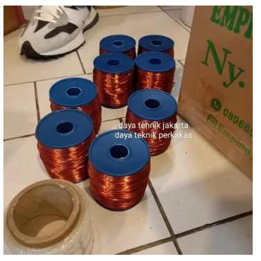 kawat tembaga email 0,35mm 1kg wire Cooper tembaga gulung dinamo supreme kawat imel