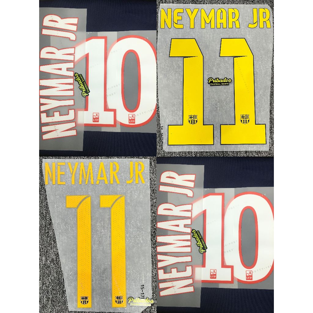 Nameset NNS (Neymar Jr) PSG Barca Barcelona