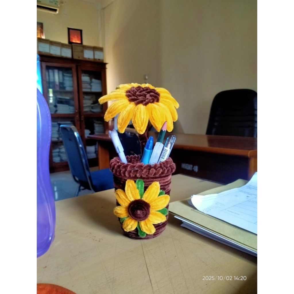Pen Holder Signature (tipe Sunflower)