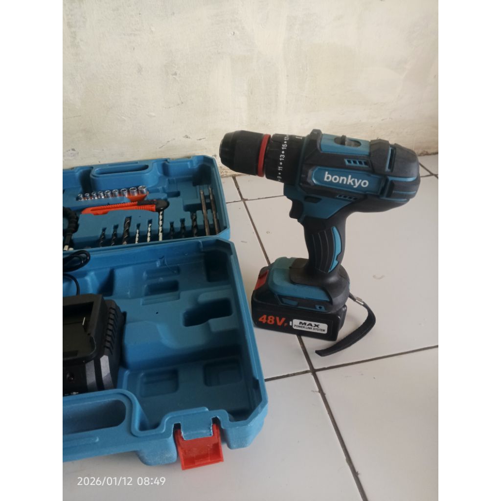 bor listrik portable Bonkyo original