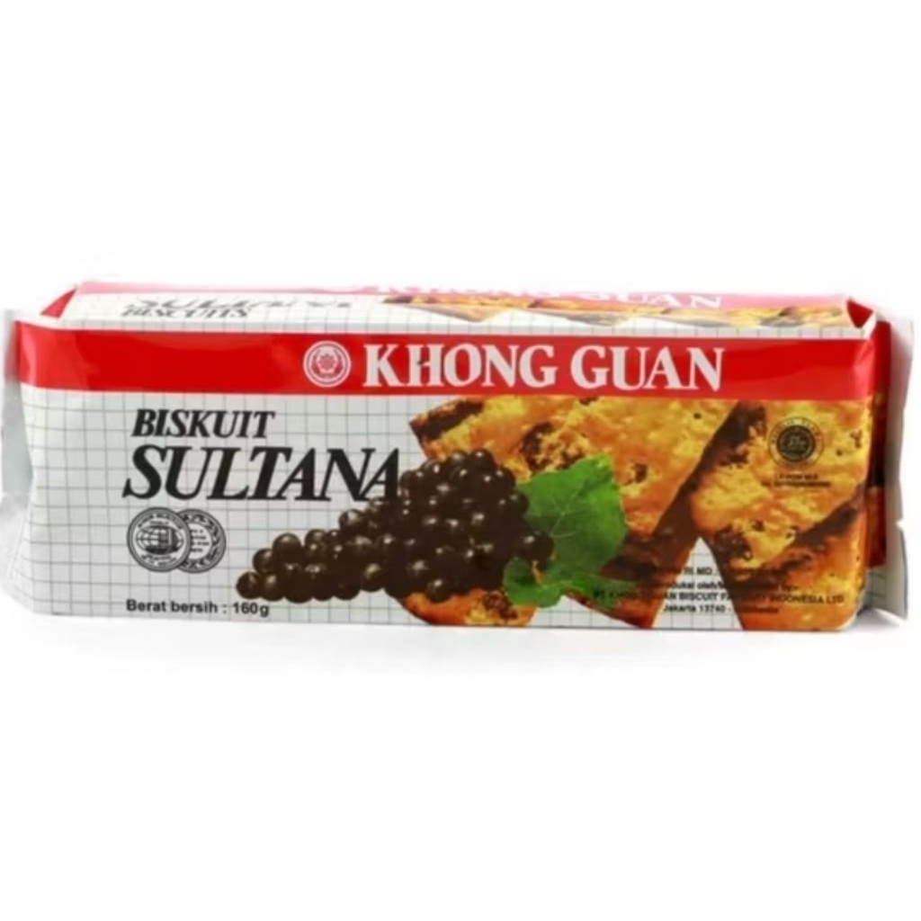 Khong Guan Biskuit Sultana 160 gr