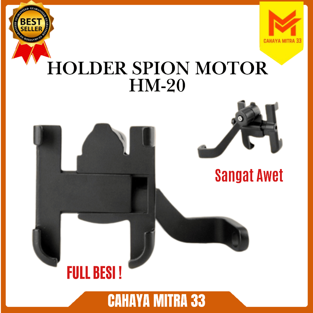 PHONE HOLDER HP MOTOR SPION BESI KUAT HM20 PHONE HOLDER MOTOR SPION DUDUKAN HP MOTOR UNIVERSAL HOLDE