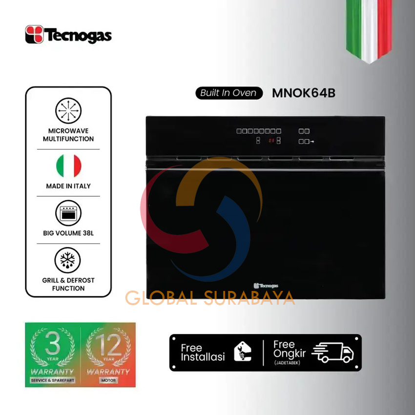 Tecnogas Oven Tanam MNOK64B Built in Oven: MNOK64B kg
