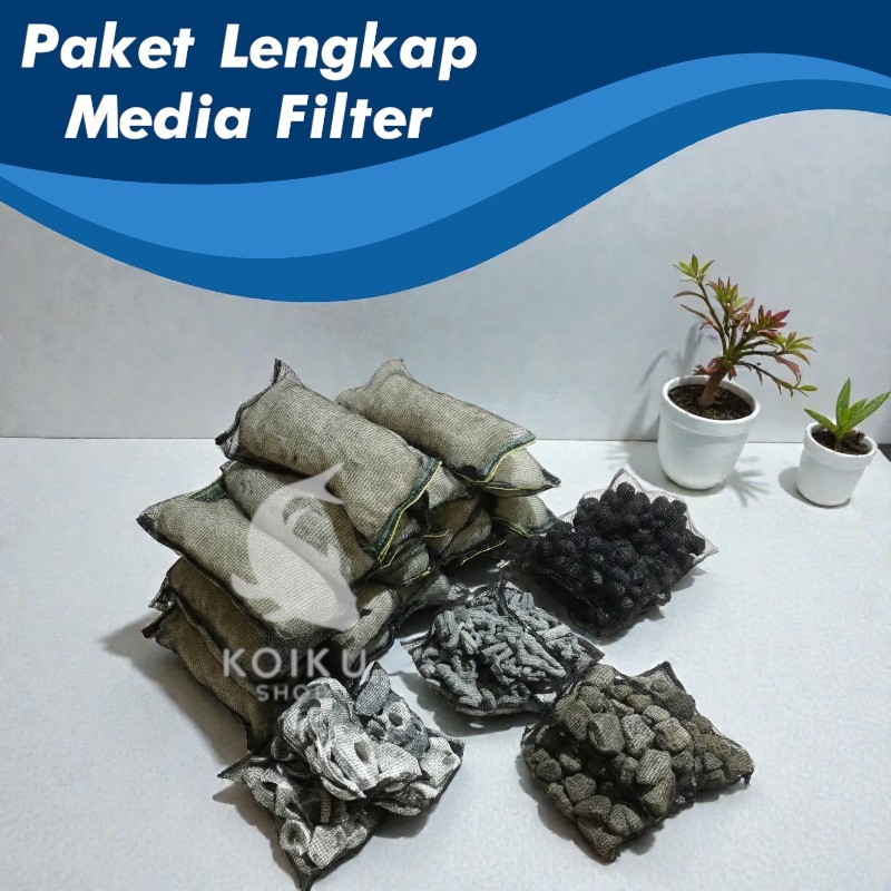 set media filter kolam ikan koi